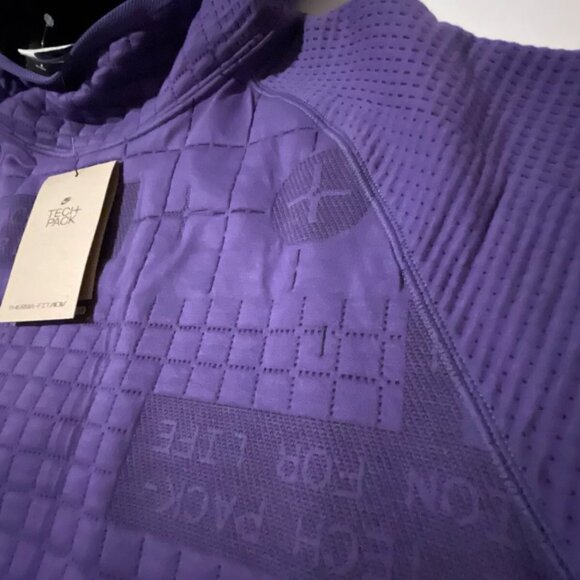 NWT Nike Tech Pack Sportswear Therma-Fit ADV Men's SZ M Hoodie Purple DM… - Picture 10 of 16